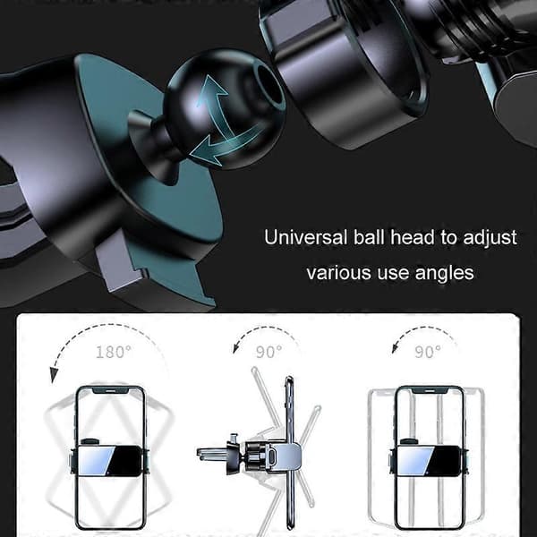 Elektrisk mobilholder for bilens luftventil, Farge: 661 Limbar