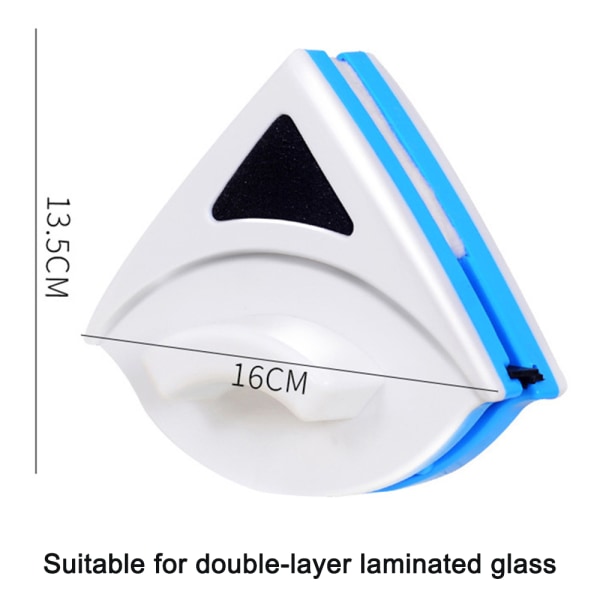 Yksi-/kaksipuolinen ikkunanpesuaine lasinpyyhin Magneettinen puhdistus