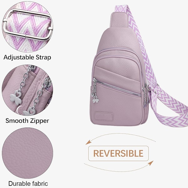 Rintapussi, crossbody-laukku pyöräilyyn ja matkustamiseen naisille ja miehille
