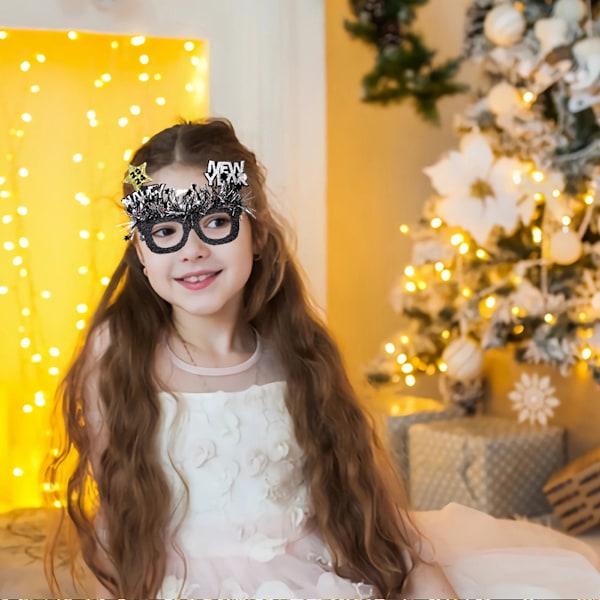 6 st julglasögonbågar för julfester/fotostudio