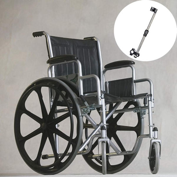 Flexibel Rotationsklämma, Vinkeljusterbart Rostfritt Stålstativ som Erbjuder 360° Justering, Perfekt För Barnvagnssolskydd, Handsfree Paraply