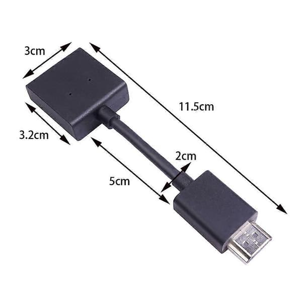 4K HDMI hann-til-hunn forlengelseskabel adapter