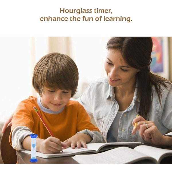Timeglass, timeglass sett 30 sekunder 1 minutt 2 minutter 3 minutter