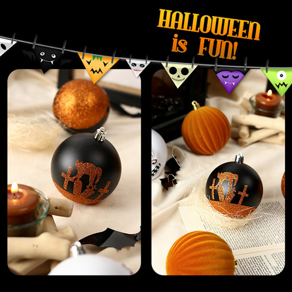 Glittrande Sockerskalledekorationer, Handmålade Kvalitets Resin Halloweenprydnader, Perfekta För Día de Muertos-firanden, Splittringsfria Och