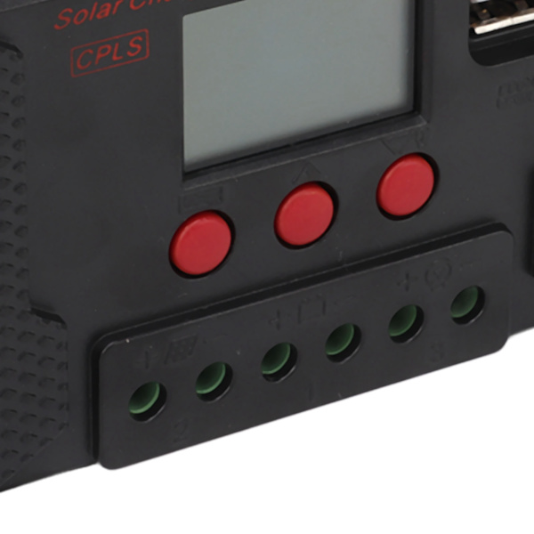 Aurinkokontrolleri PWM 12V 24V Automaattinen sovitus LCD-näyttö USB-portti Aurinkosäädin 40A