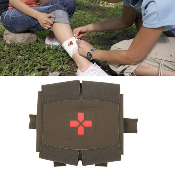 Medicinsk väska med snabbkopplingshandtag Multifunktionell Molle-hjälpväska för utomhusäventyr Nödöverlevnad Camping Vandring Bergsklättring Resor