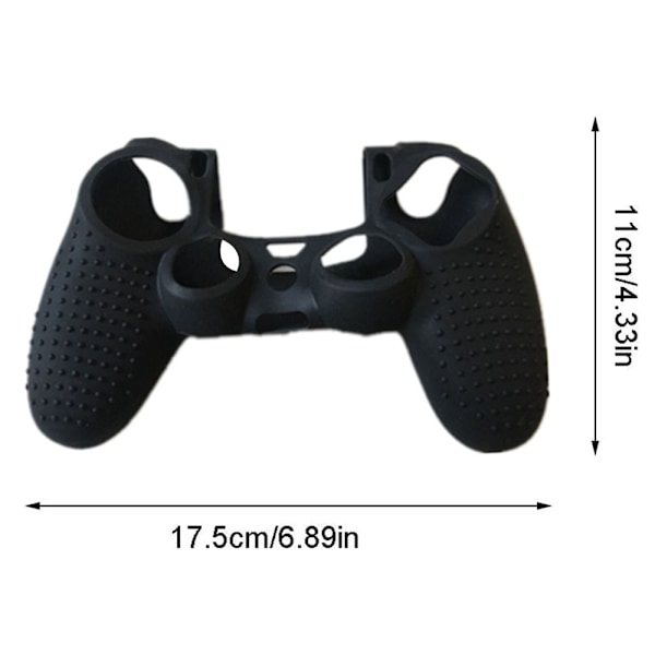 PS4 Controller Skin Grip Cover Case Set Protective Soft