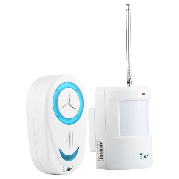 OULIA 220V langaton Electro Guard -ovikello, US-pistoke