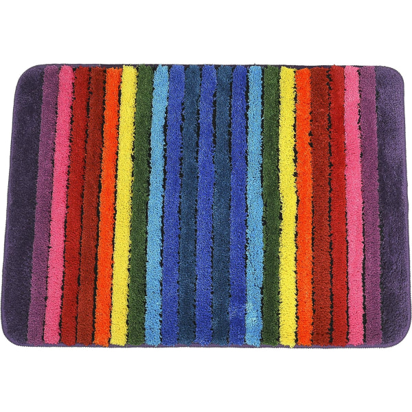 Rainbow fargerikt badeteppe 19 X 27 tommer Aqua Soft Microfiber