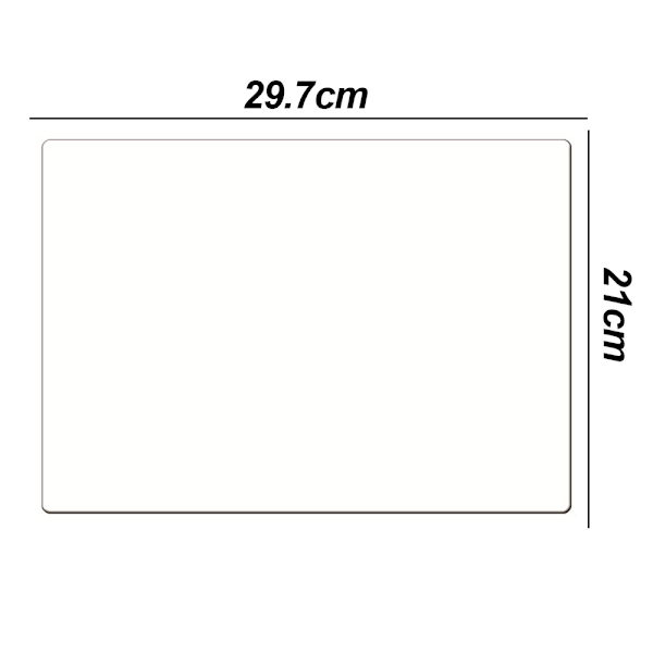 Magnetisk whiteboardfolie, magnetisk folie selvklebende hvit