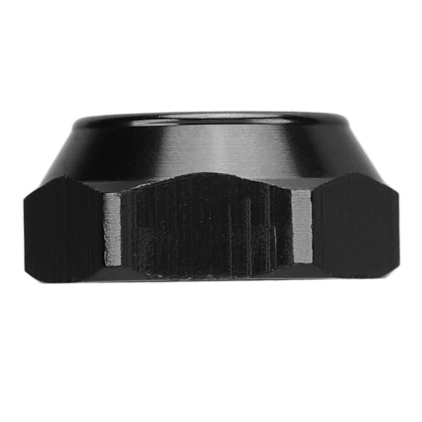 4 kpl 17 mm kuusiokoloruudullinen pyöränmutteri alumiiniseoksesta pölytiivis kiinnityskorkit 1/8 RC-autojen päivitystarvikkeisiin musta