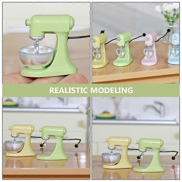 Miniatyrfigur Hemdekoration Mixer Modell 3-pack Simulering Leksaksset