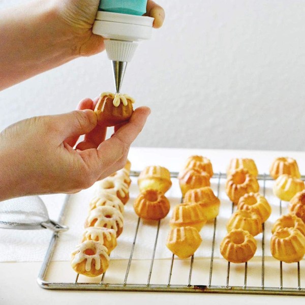 Silikone kageform, lille bageformssæt, mini muffinform