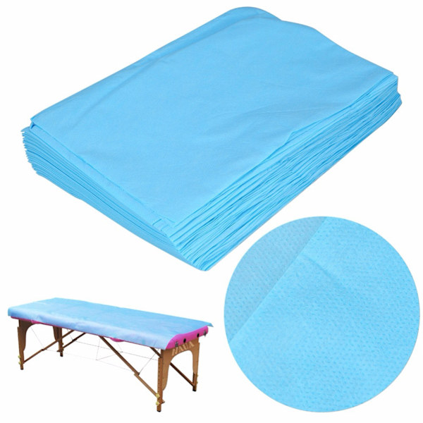 10 kpl 180x80cm kertakäyttöinen kuitukangaslakan vedenpitävä vuodesuojus kauneushoitola SPA-tatuointihierontapöydälle hotelleille