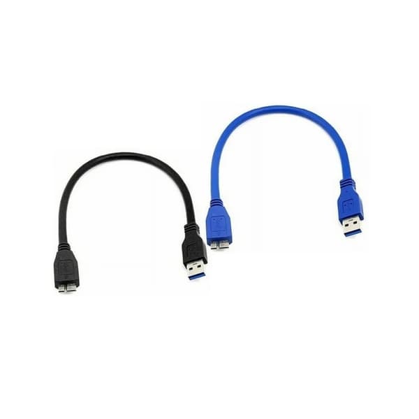 Dataforlængerkabel USB 3.0 til Micro-B Ekstern harddisk-kabel med ekstra strøm Y-konfiguration, Super Speed-overførsel for problemfri filsynkronisering