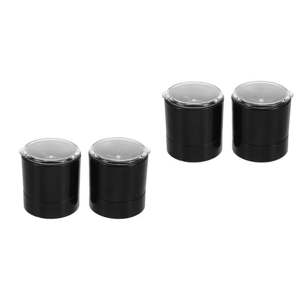 Kvernlokk i rustfritt stål for salt og pepper til kjøkkenet, 4 stk.