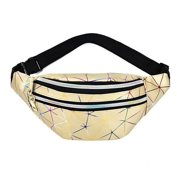 Fashion dame hofte taske PU laser skulder crossbody taske