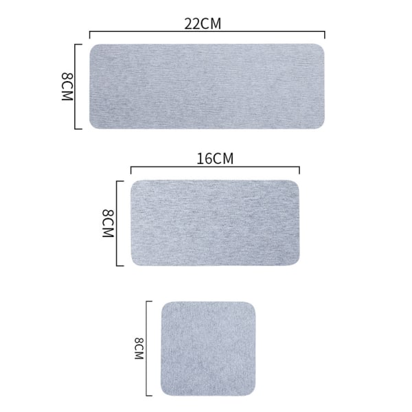 Vattenabsorberande Diatomite Underlägg, Diatomaceous Earth Soa grey