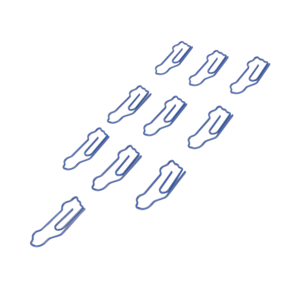 100 stk. formet papir clips bilform metal søde stil lys bærbar kontor clips til dokumentfil klassificering