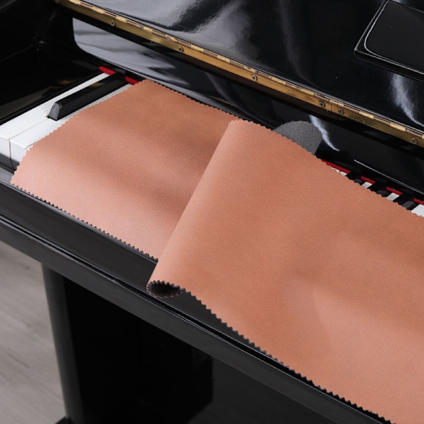Pianoklaviatur Dammskydd Tyg Klaviatur Nylon 88 Tangenter Triangel Vertikal Elektriskt Piano Handduk Pianotangent Enkel Tygöverdrag