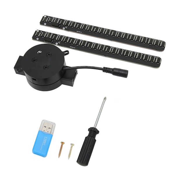 3D-hologrammituuletin 16,5 tuumaa 2000x224 WiFi 3D-projektori 224 LED-valonauhalla liiketoimintamyymälän mainontaan 100-240 V EU-pistoke