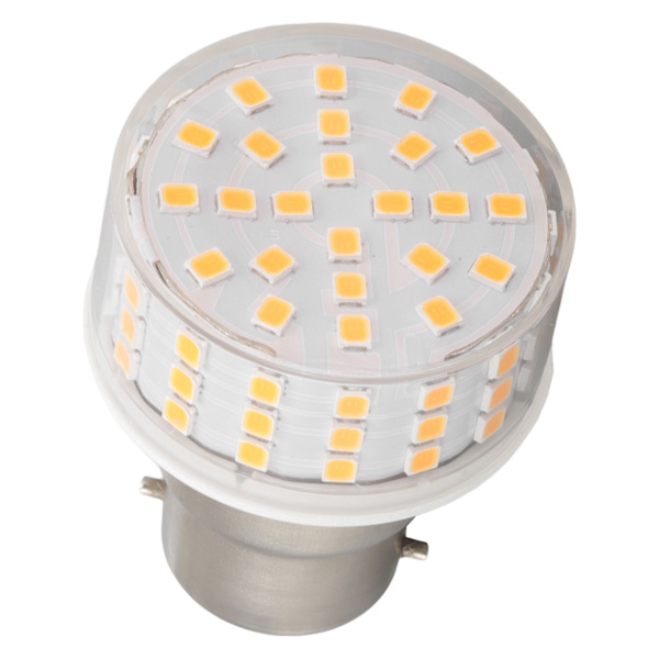 B22 LED Majslampe ABS 10W 1000LM Flimmerfri Energibesparende Lys til Loftbordskab AC 85‑265V Varm Hvid