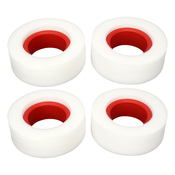 4PCS RC dekk skum 2,2 tommer dobbelt trinn myk svamp RC bil crawler dekk skum for 1/10 1/8 RC crawler rød