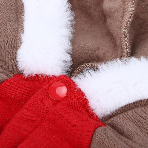 Söta hjortdräkter för små och medelstora hundar (XL) - husdjursdräkt för jul, höst och vinter