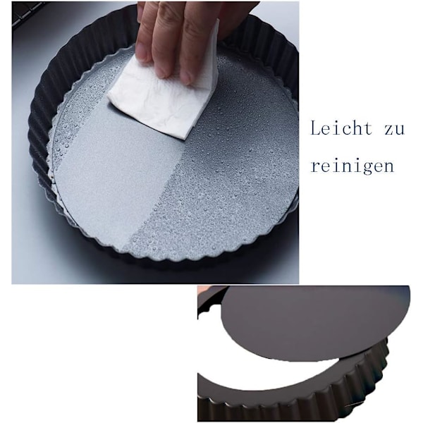 Tårtform pajform, non-stick med löstagbar botten kakbakform (22 cm)