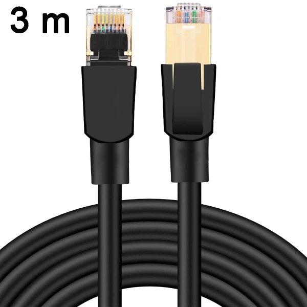 Cat 8 Ethernet-kabel, 26AWG 40Gbps 2000Mhz patchkabel, tung