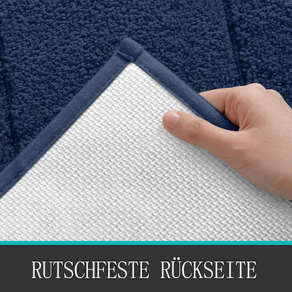 Klassiska Färger Badrumsmatta, Ultraabsorberande Mjuk Badrumsmatta För Mångsidig Användning, Premium Mikrofiber, Stark Och Hållbar Tp Gummibaksida,