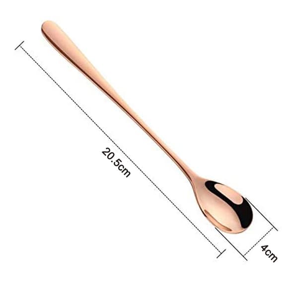 Elegant rustfri blandingsskje i rustfritt stål, speilpolert for enkel mathåndtering