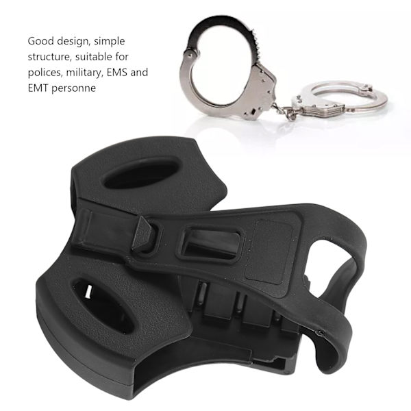 Militär öppen topp polis handbojor hållare fodral bärbar plast handbojor lock för EMS EMT personal