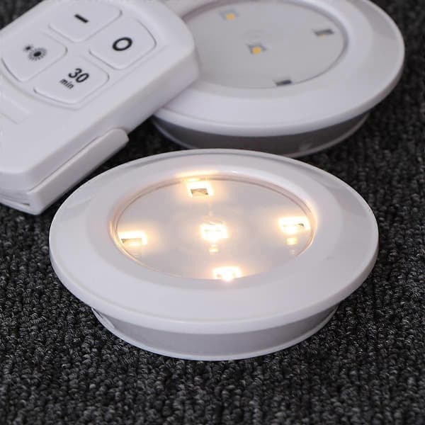 Trådløst LED-veggnattlys for skap, 18 stk.