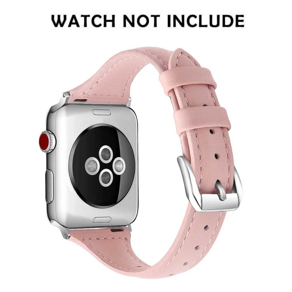 Läderband som är kompatibla med Apple Watch 38mm-40mm /42mm-44mm,