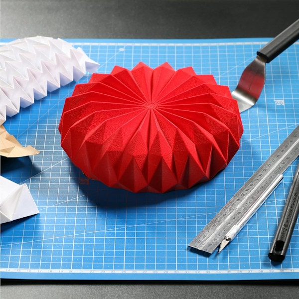 Rund Virvel Tårtform, Fantastisk Dessertkonst Silikon 3D-form, Bakform för Kreativa Bakverk, Lättrengjord Hållbar Non-Stick DIY-bakning