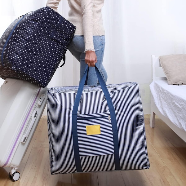 Stor förvaringsväska för flytt, för sängkläder, kläder, filt