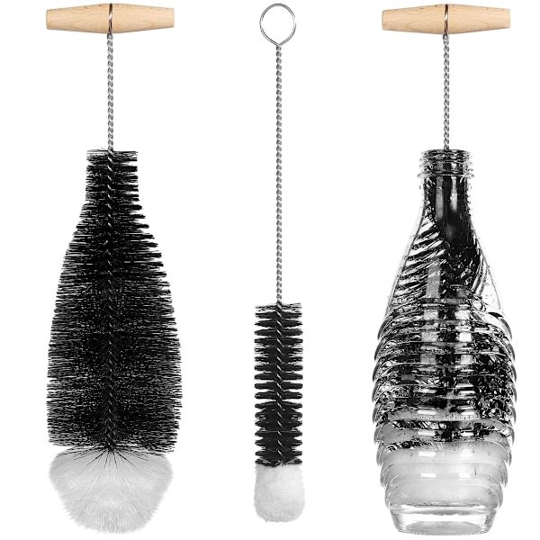 34 cm flaskebørste kompatibel med Sodastream glassflaske