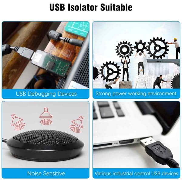 Digital Signal Audio Ström Isolator ADUM3160 USB Isolationskort med Elektriskt Brus Skydd och Låg Strömförbrukning, Stöder Batch