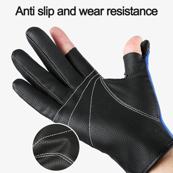Svarta handskar Utomhussporthandskar för män och kvinnor halkfria