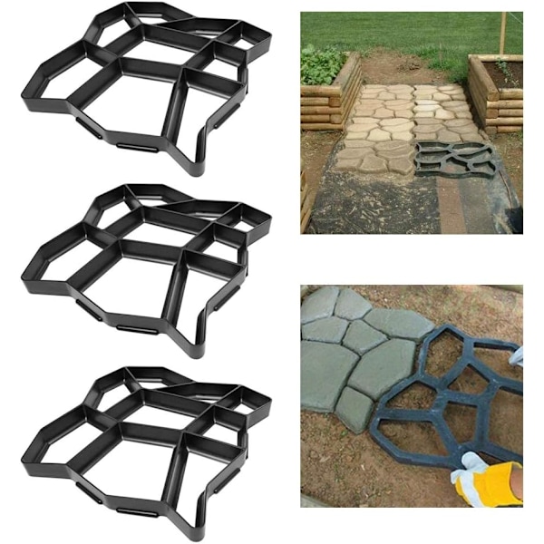 Betongform för trottoarform