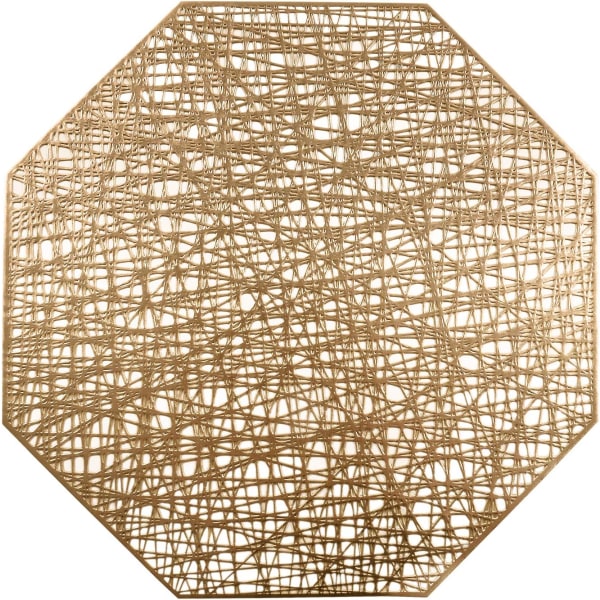 Åttakantiga bordstabletter Ihåliga mattor Vinyl Halkfri värme