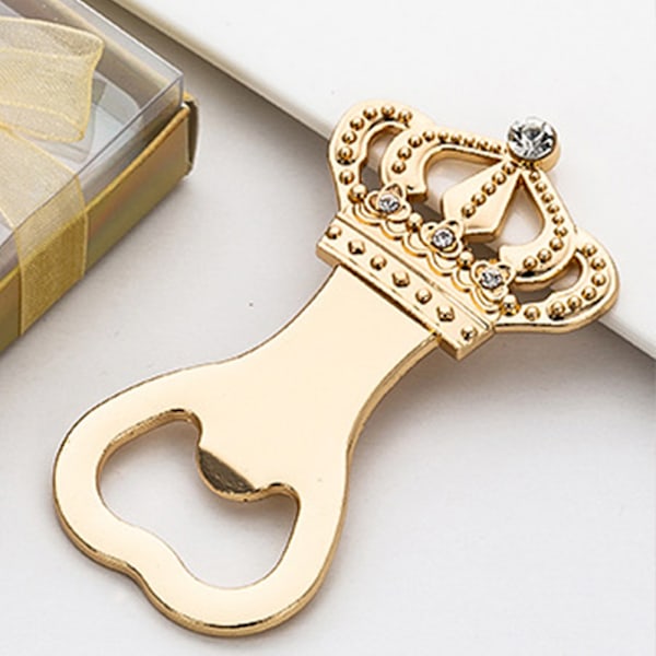 Födelsedags Flasköppnare, Ergonomisk Design för Enkel Öppning, Roséguldfinish Förebygger Rost, Kreativa Flasköppnare för Unisex Användning i Kungliga Familjen