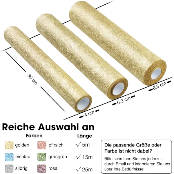 Elegant Guld Bordslöpare, Återanvändbart Dekorativt Tyg för Lyxig Lyster, Högkvalitativ Polyester, Perfekt för Bröllop, Jul och Mer, 30Cm X