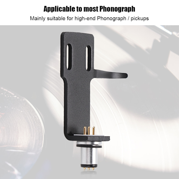 Pladespiller Pickup Headshell High-End Phono Cartridge Headshell Pladespiller Kit Sort
