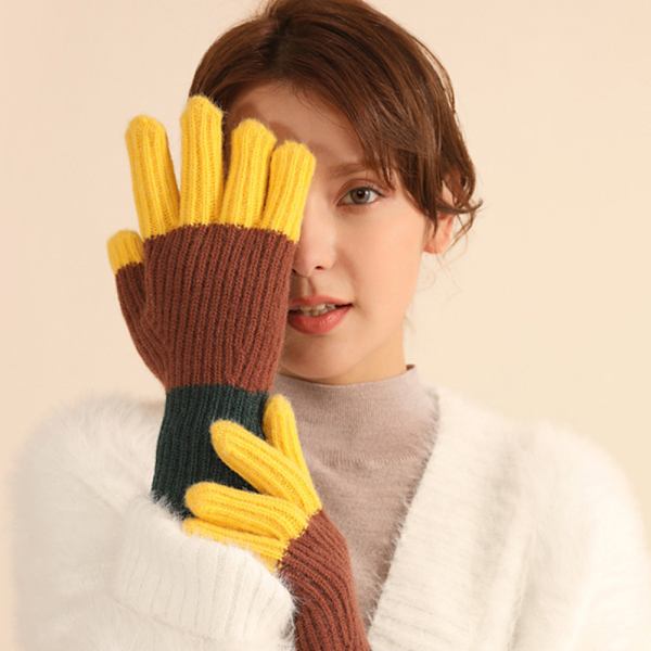 Hansker, Touchscreen Varme Termiske Fleece Strikkede Hansker