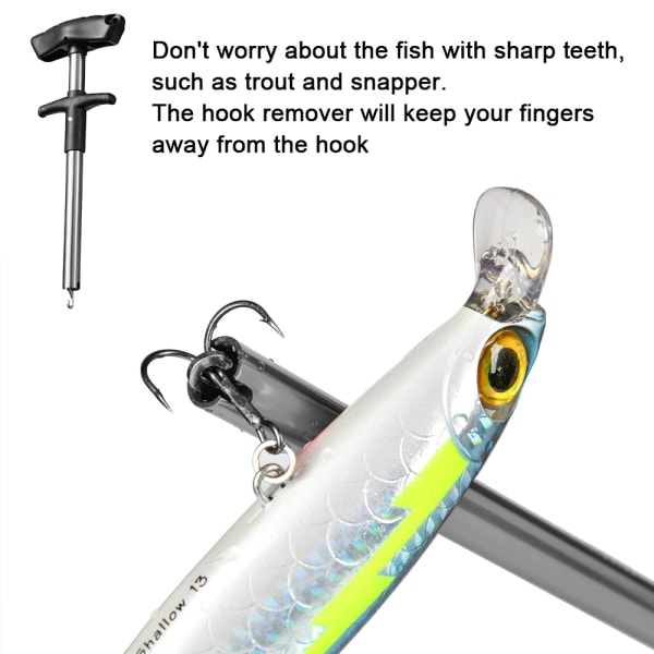Værktøj til at fjerne fiskekrog til at klemme ud krogværktøj til is