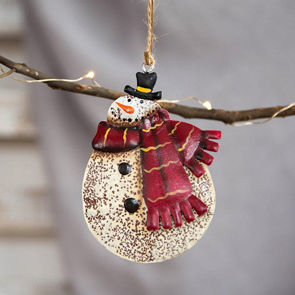 Ornament i tennmetall, klassiska julelement för temafest heminredning
