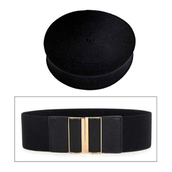 Högkvalitativa elastiska band, bra elastisk stickad resårband för peruker, lättanvänd syresår för midjeband, shorts, kjolar, anpassningsbar