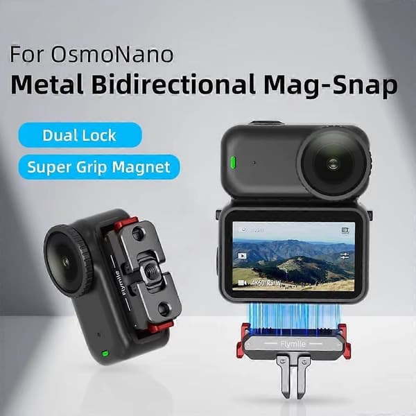 Magnetisk snabbkopplingsbas i metall för DJI Osmo Nano